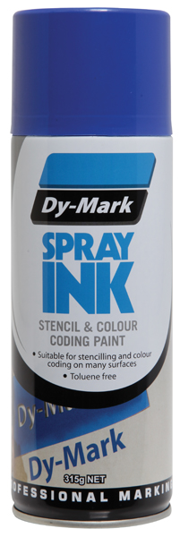 DY-MARK SPRAY INK BLUE 315G AEROSOL